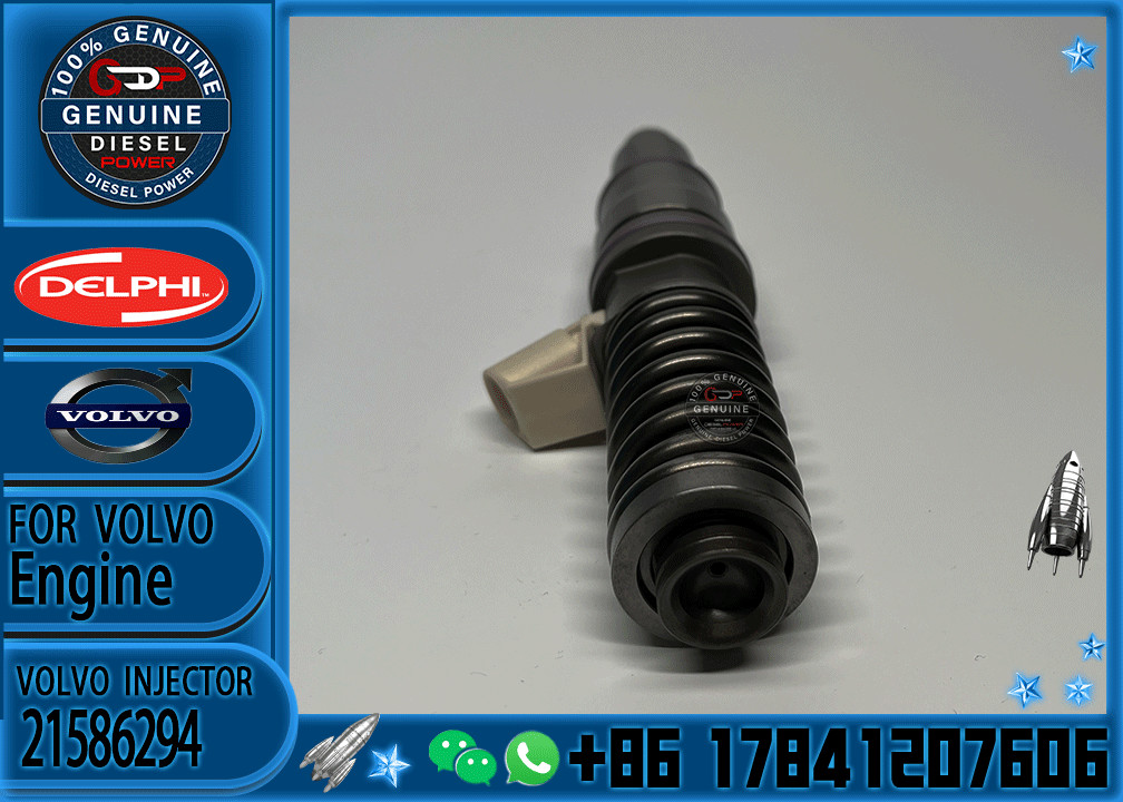 Manufacturer Wholesale Factory Direct Volvo Engine Common Rail Injector 21586294 03586247 3586247 Injector
