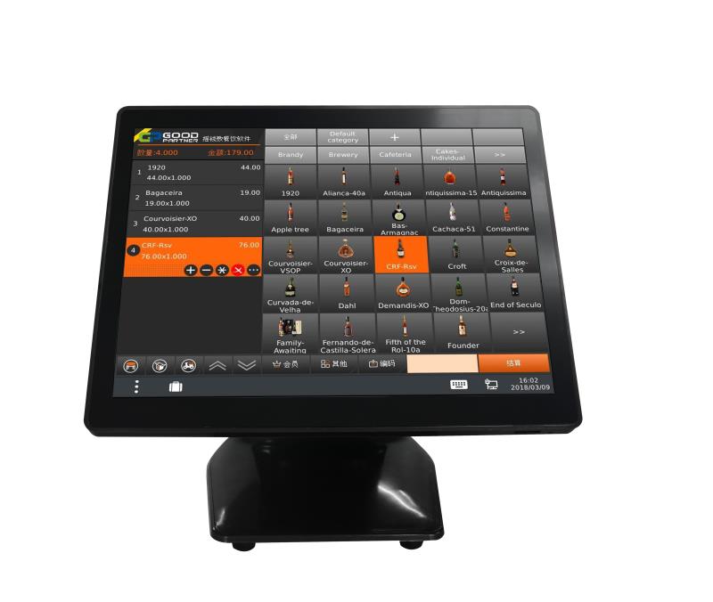 Fast Food and Cafe 280PLUS All-In-One POS Terminal with 15 inch Capacitive Screen