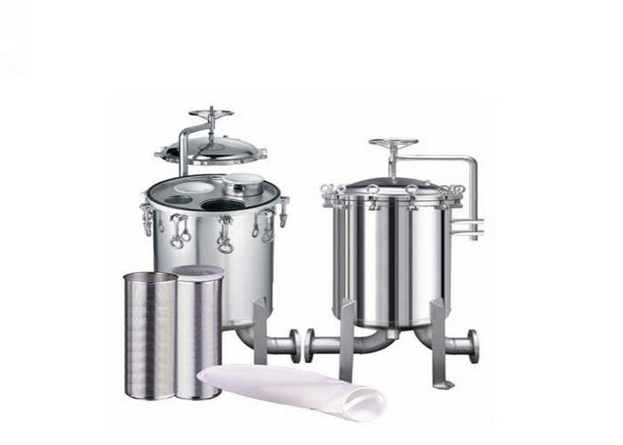 Stainless Steel Water Filter Housing , Metal Filter Housing Easy Install