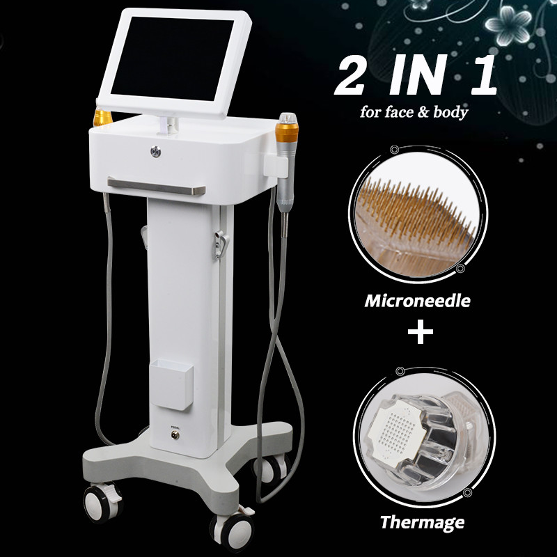 Radio Frequency RF Microneedling Machine Skin Tighten Wrinkle Reduction Anti Aging