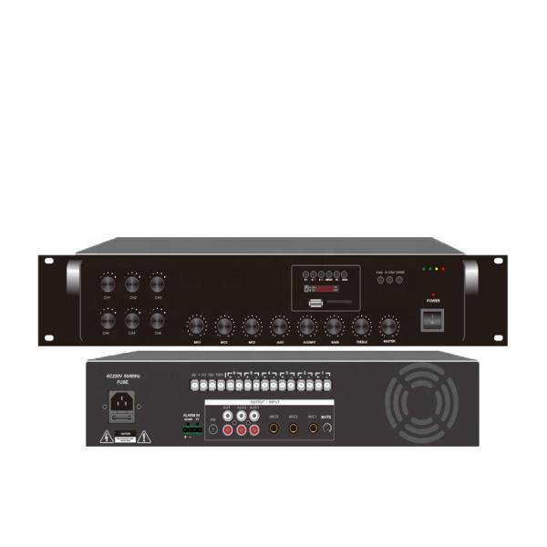 Mp3 FM 560W Mixing Amplifier 6 Zones Mixer Amplifier For Multiple Applications