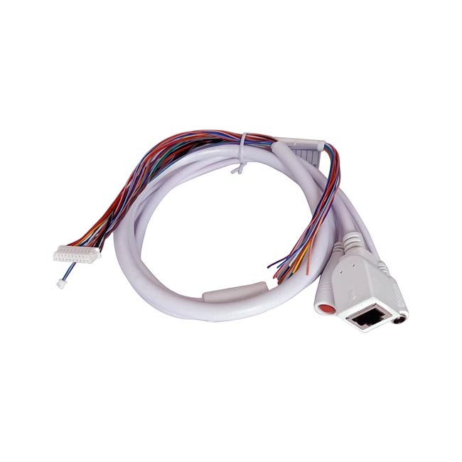 Female IP Surveillance Video Cable ISO UL RJ45 Female To DC5.5*2.1