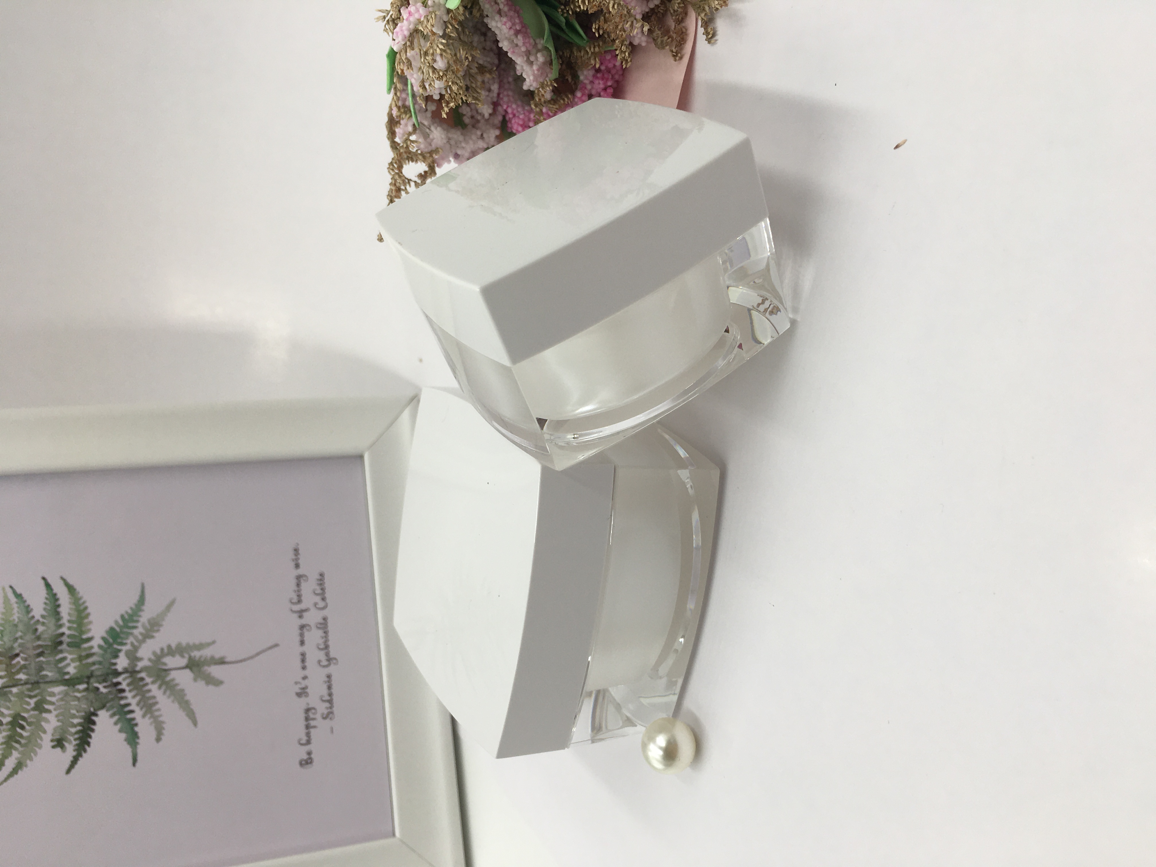 Mini Jar With Lid Acrylic Custom Cosmetic Jar Empty Cosmetic Jar Container