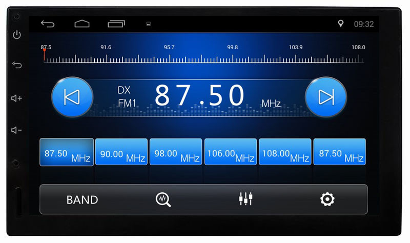 Ouchuangbo Car Radio Universal Multi Media Android 8.1 System Gpd Navi RK3188 Cortex-A9 1.6GHz 4 Cores