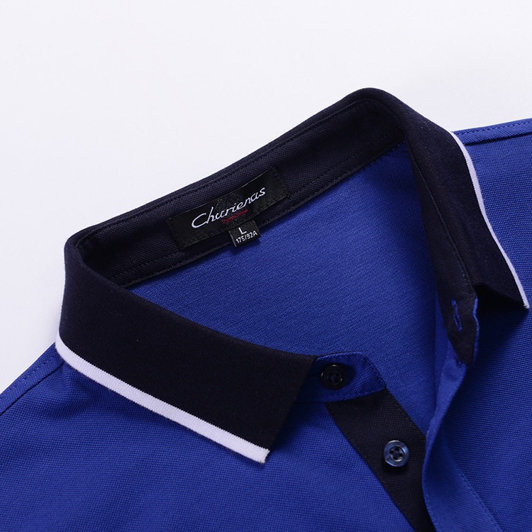 logo embroidery short sleeve polo t-shirt men polo