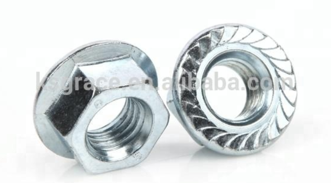 DIN6923 Hex Flange Nuts, Hex Serrated Flange Nut