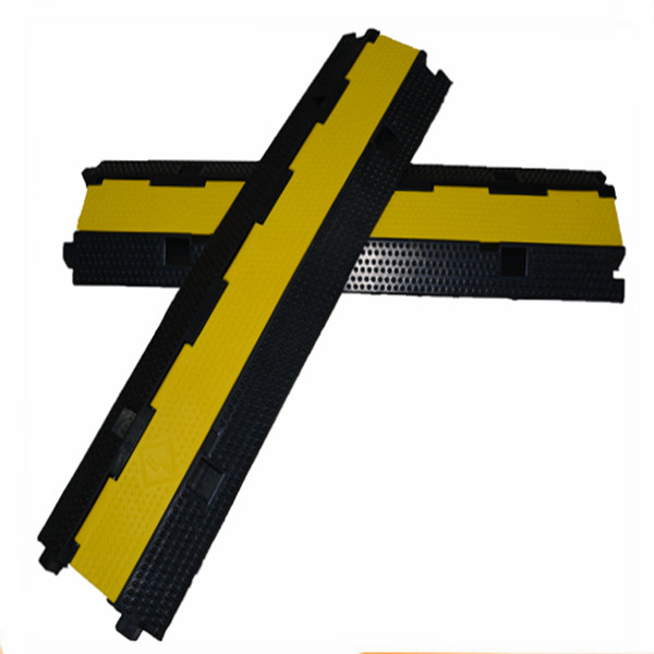 2 Channels Conference Hall Exhibition Cable Protector Driveway Speed Bumps