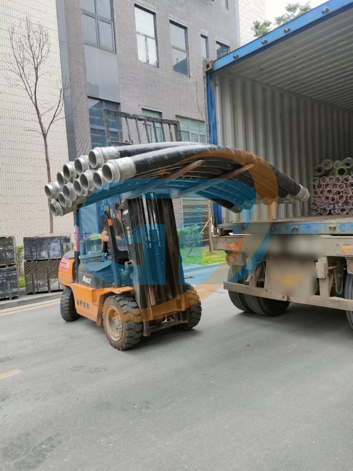 3000mm Concrete Pump Hose Pipe Schwing Concrete Pump Rubber Hose