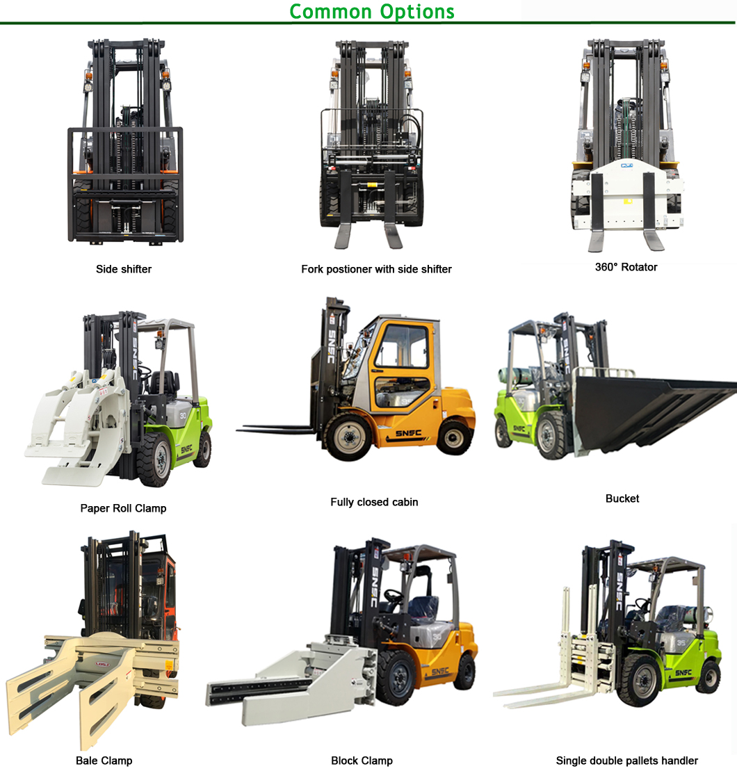 AC Motor Powered SNSC 1.6 ton 2 ton Electric Reach Truck with Pneumatic Standard Tire