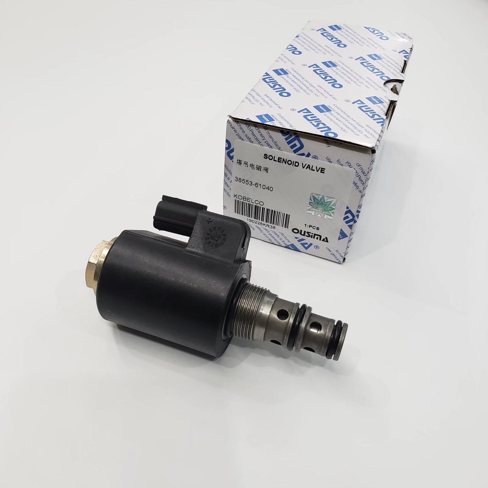 38553-61040 Excavator Solenoid Valve KWE6K-22 G24D16B For KOBELCO SK200