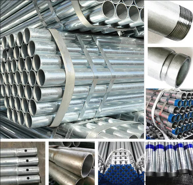 Low Pressure Q195 ERW Plain End Pipe 6m 3 Inch Galvanized Pipe