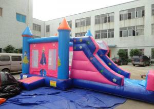 China Kids Princess Bouncy Castle Slide Combo For Inflatable Amusement Park on sale