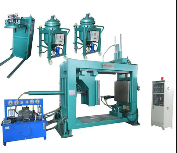 APG Epoxy Resin Clamping Machine For Medium Voltage Instrume With APG Moulds Double Station