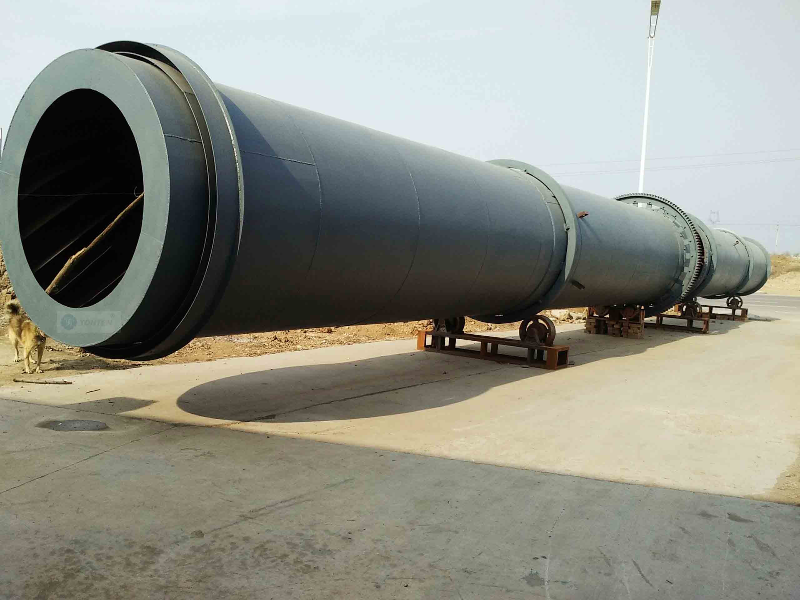 Coconut Peat Roller Drying Machine Silica Sand Dryer Three Cylinder