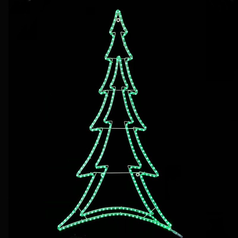 110V/220V LED rope light star motif light IP55 for Christmas show wedding use shopping mall commercial decorating lights