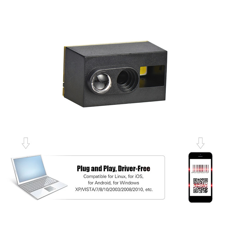 CMOS Barcode Scanner Module Small 1D 2D OEM Scan Engine For Pda