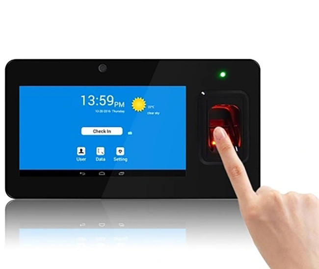 FCC TCP WiFi Android Thumbprint Biometric Attendance Machine