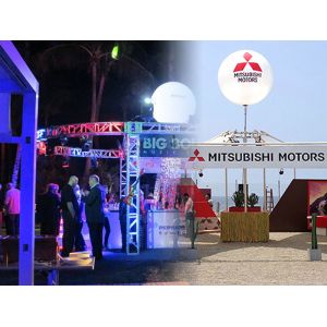 Nylon Fabric Uplighting Events Parties Inflatable Balloon Light