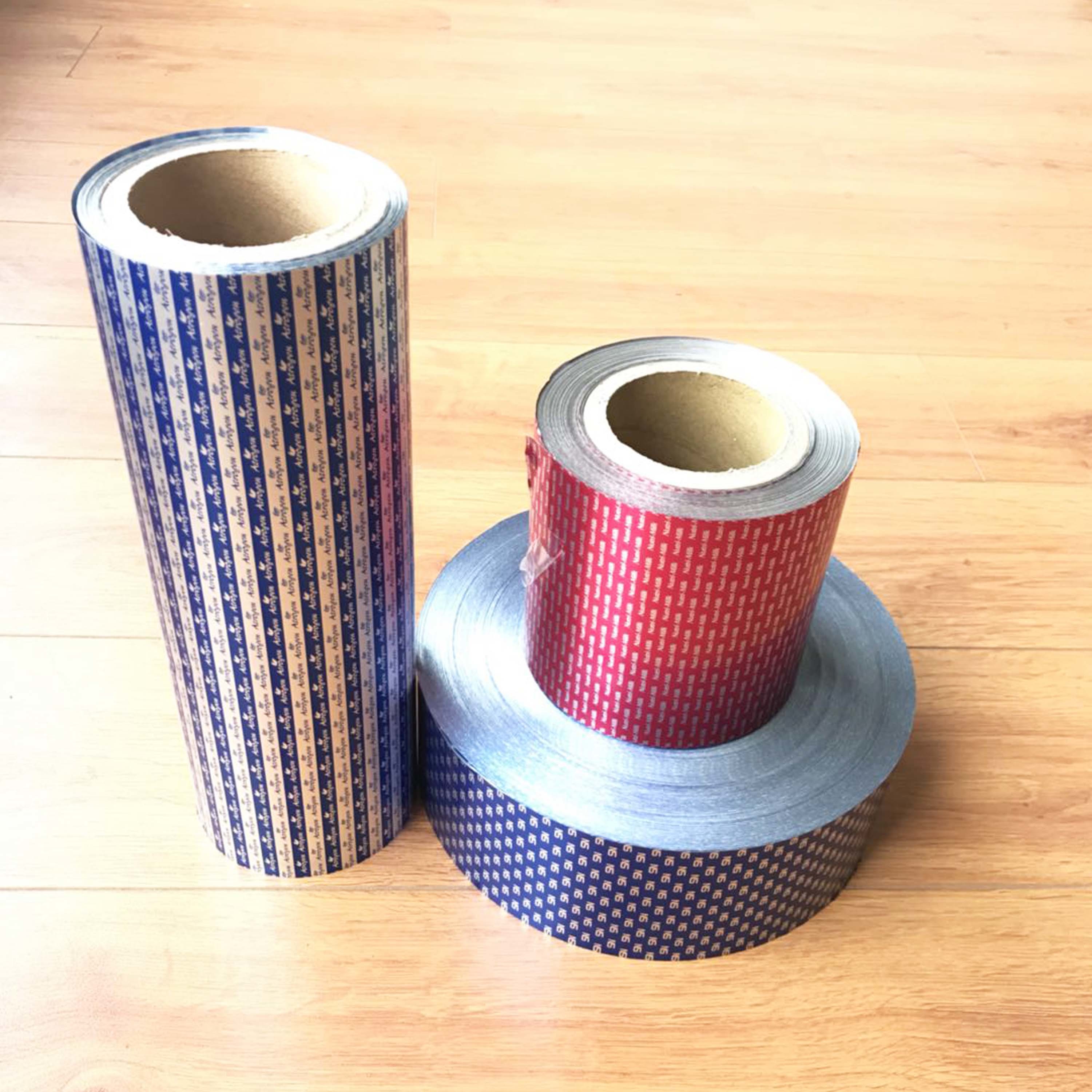 0.1mm To 0.08mm Aluminum Foil Sealing Film Bags Packaging Waterproof