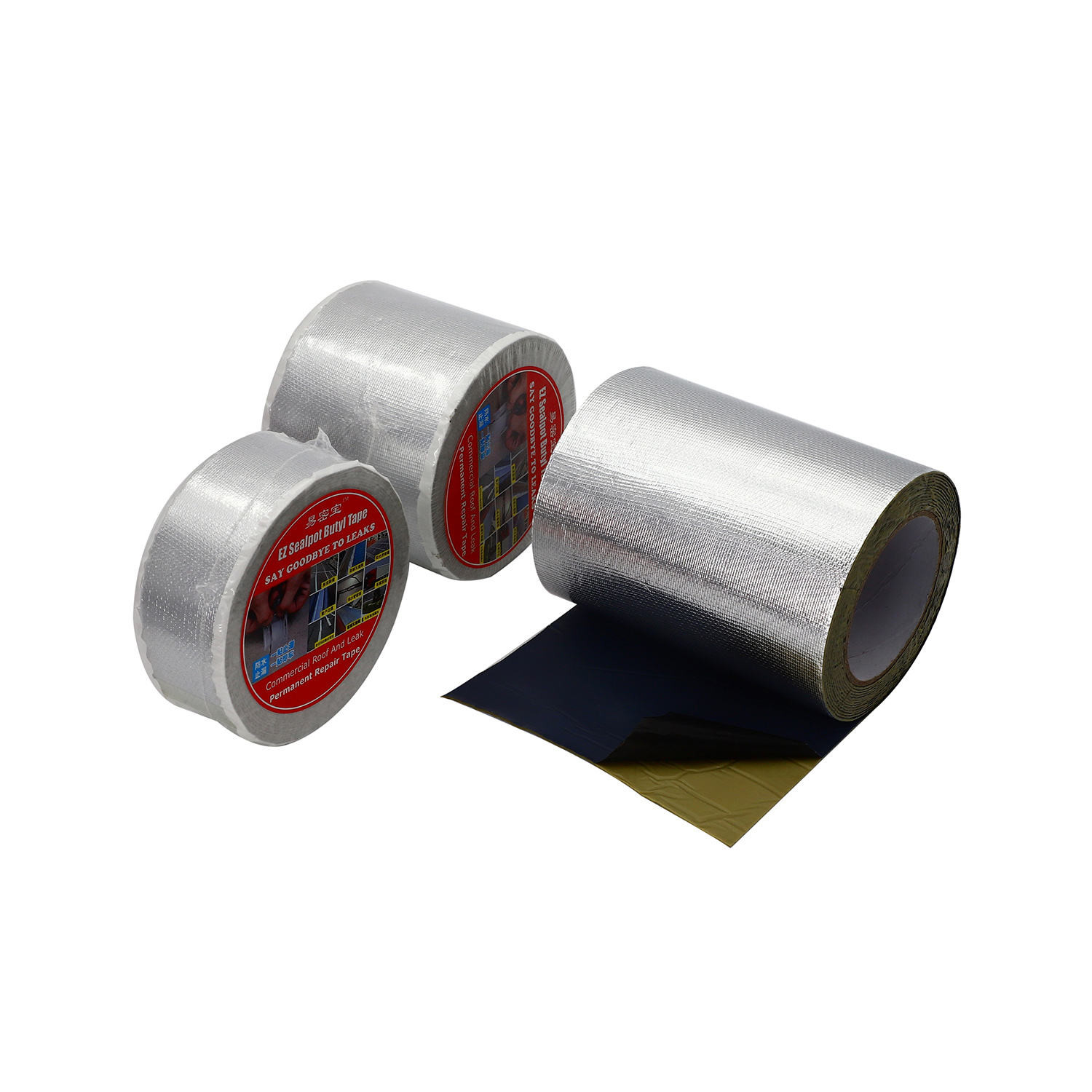 Construction Rubberized Aluminium Waterproof Tape Foil Butyl