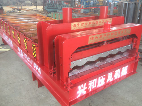 Glazed Color Steel Metal Roof Tile Roll Forming Machine