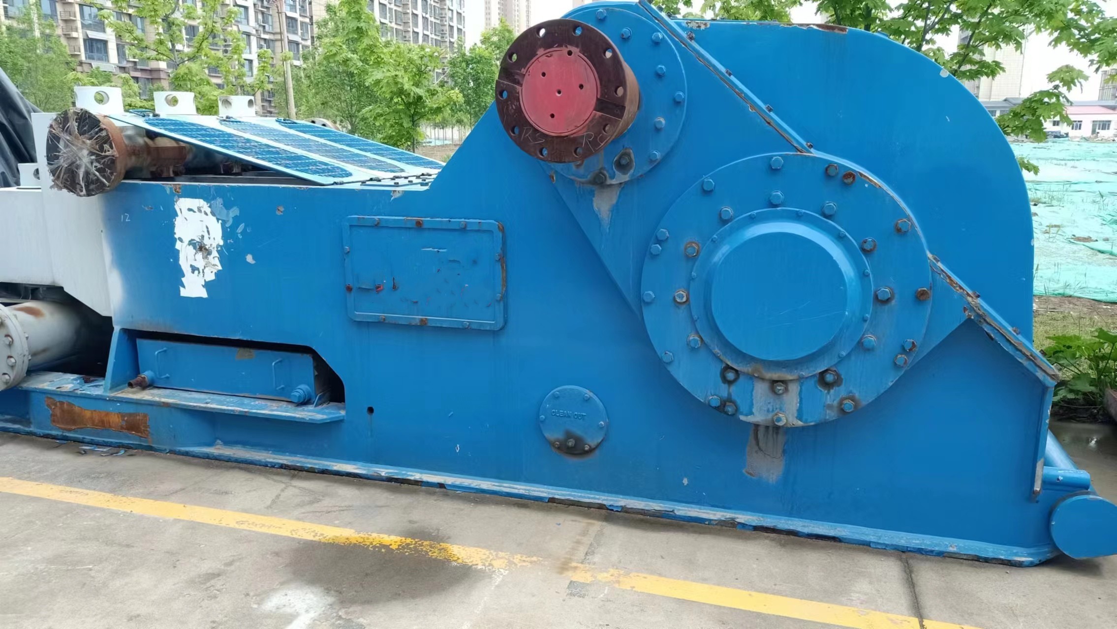 API 8 Blue F2200 Drilling Mud Pump 1640KW 2200HP Diesel Driven Pump For Oil And Gas Drilling