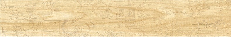 Royal Design 8" X 48" Size In 3d Glazed Porcelain Floor Tiles Renewable