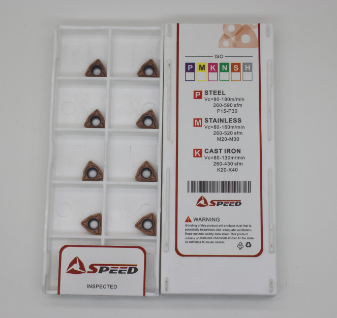 Tungsten U Drill Inserts WCMX050308 WCMX06T308 CNC Machine Use