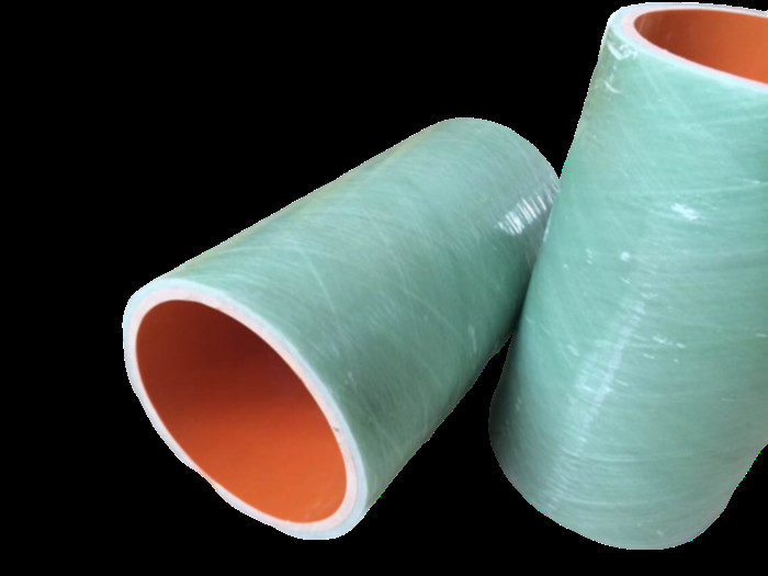 Pultruded Profiles Fiberglass Reinforced Plastic Pipe Glossy Round Shape