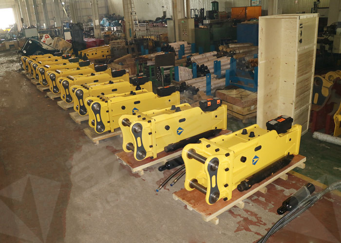 Silence Type Hydraulic Hammer Rock Breaker For Mini Excavator Spare Parts