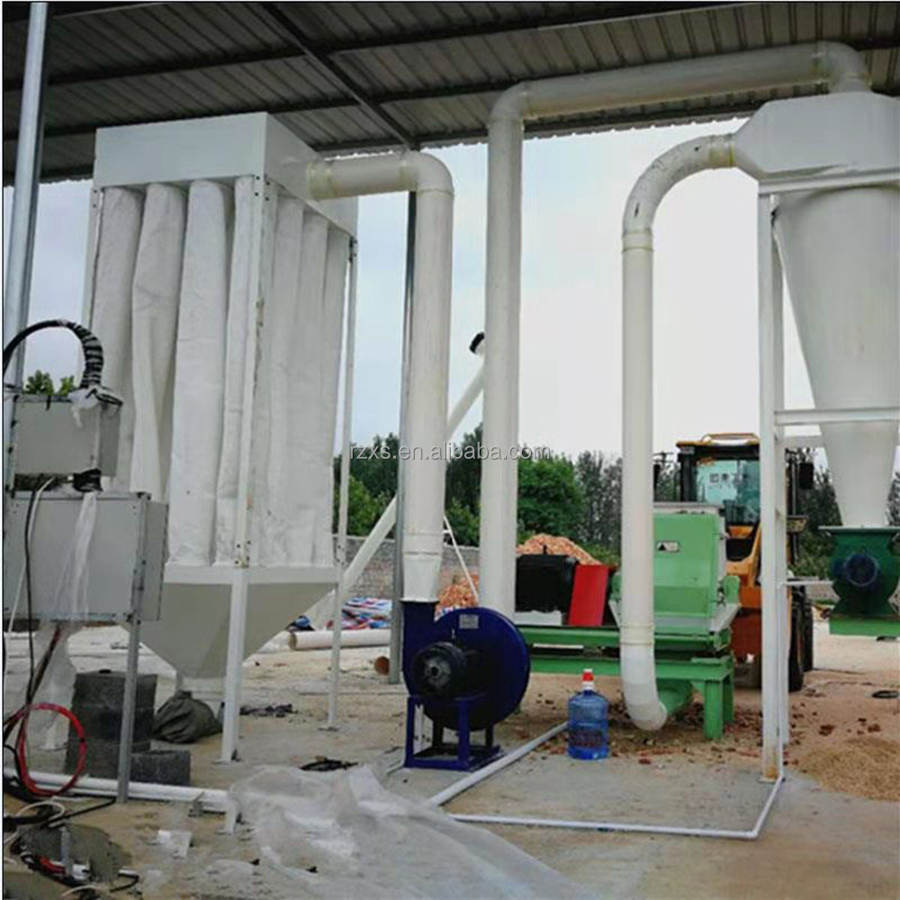 SPSF60*45 Feed Processing Rice Husk Grinding Hammer Mill Machine With Working