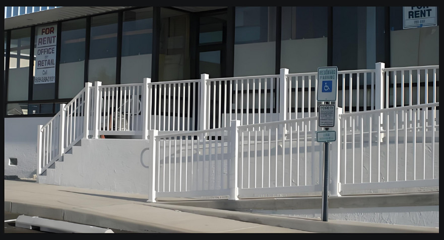 Powder Coated Aluminum Railing Weatherproof Heavy Duty Aluminum Stair Railing OEM