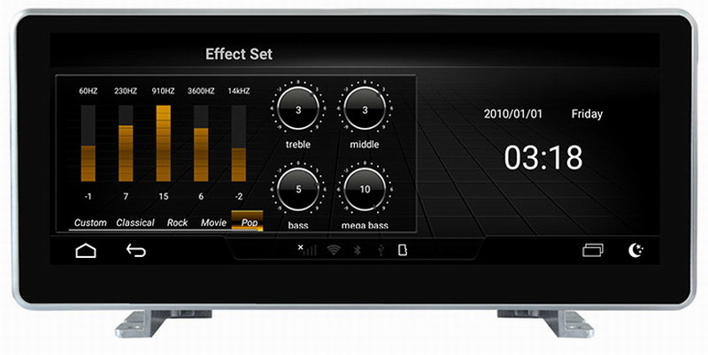Ouchuangbo gps multimedia player for Audi Q5 2014 support BT MP3 mirror link android 8.0 OS 4+32