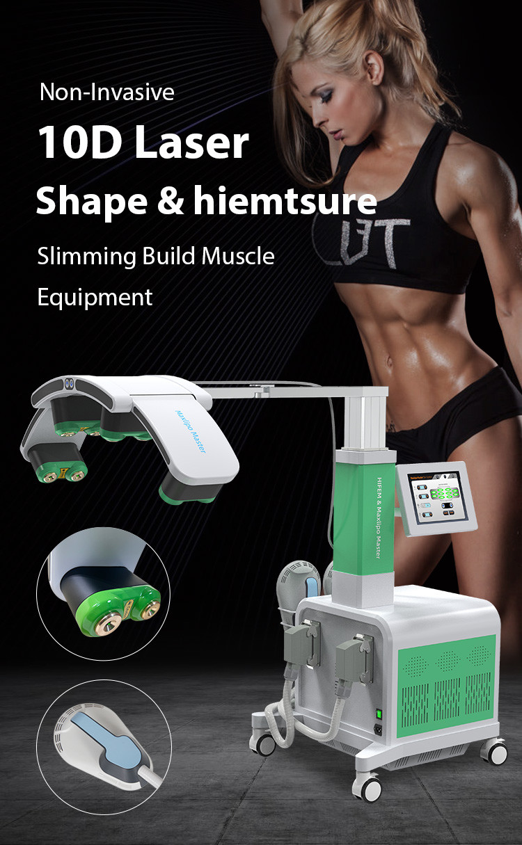 800W-3500W Body Sculptor Machine 10D Laser HIEMT Body Sculpt Machine For Tightening / Slimming