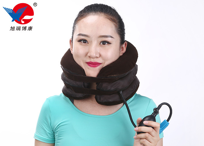 Easy To Wear Inflatable Air Pump Traction Neck Brace Cervical Traction Device
