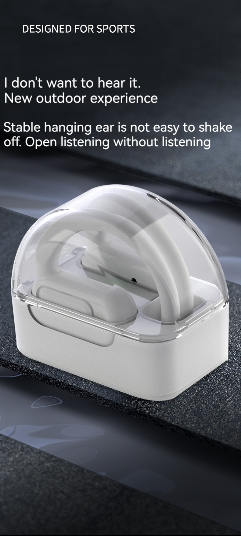 Wireless Stereo Headphones with AI Call Noise Cancelling 30H Playing Time AAC Codecs