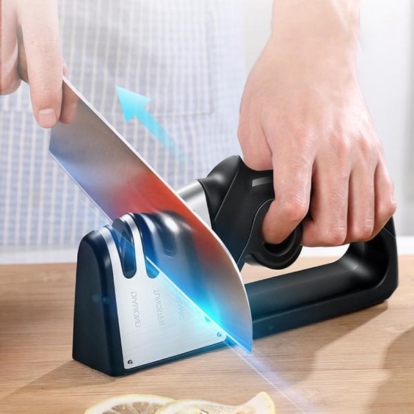 3 Slot Multifunctional Stainless Steel Knife Sharpener CPSIA Household Kitchen