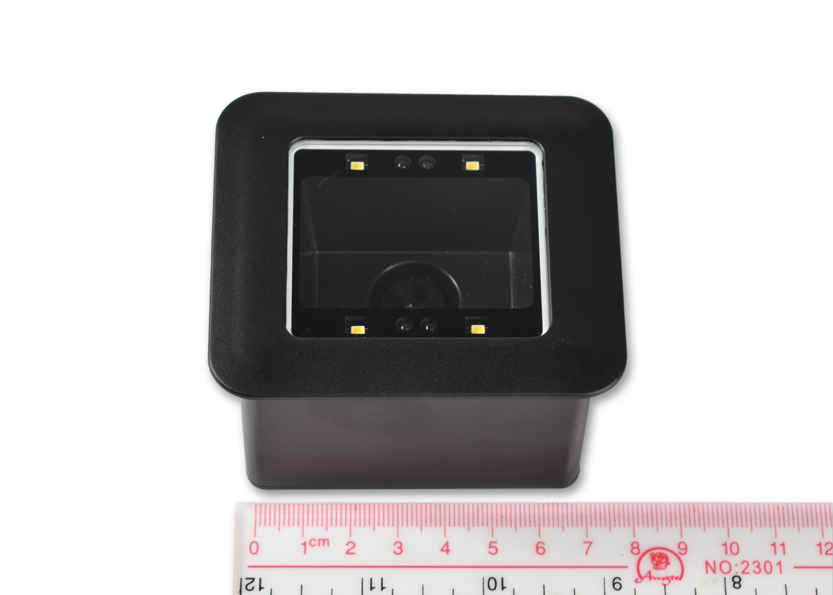 Black Square 2D Phone QR Code OEM Scan Engine Black Color For Bus Mobile Payment