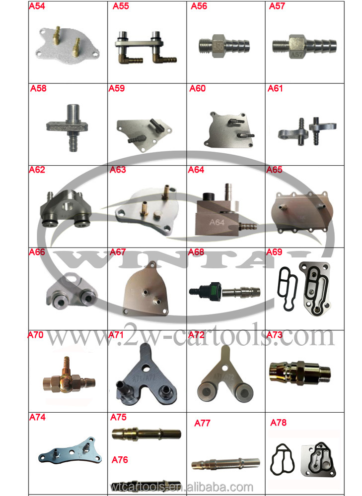 Silver ATF Adapter Kit Connector For ATF Machine 105 Models Easy To Use