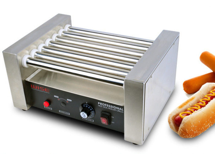 Snack Bar Equipment, Hot Dog Roller Grill with 7 Rollers 220V 1.05KW