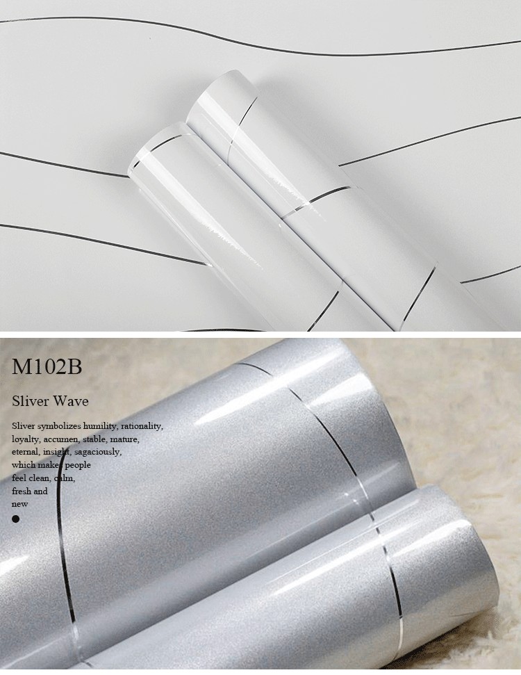 Self Adhesive PVC Film for Kitchen Cabinet Door Furniture Protection