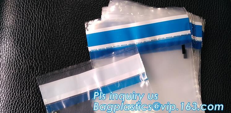 Security plastic bag with adhesive tape for cash, plastic money bag, Security Money Cash Bag For Airport/Bank and police