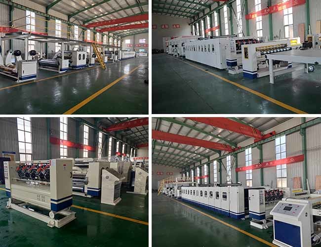 3 Ply Corrugated Board Production Line 56 Meters 150m/Min 5 ply corrugation machine