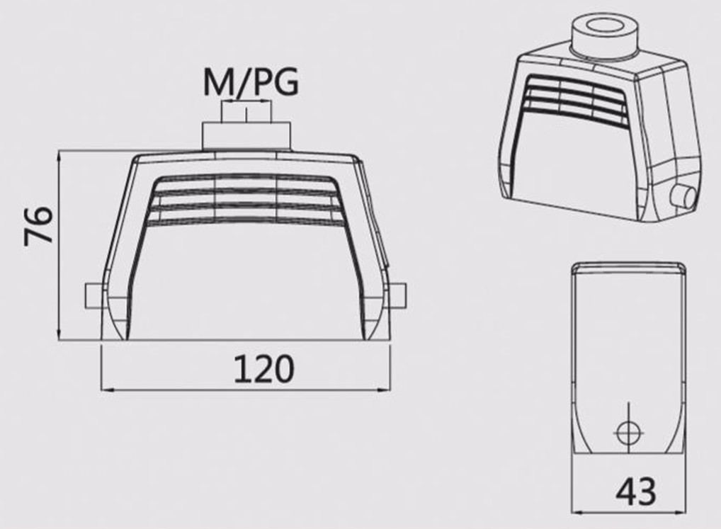 24Pin Connector hood
