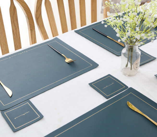 Waterproof Oilproof Kitchen Tools And Utensils Napkin Pad Tablecloth Plain Dyed
