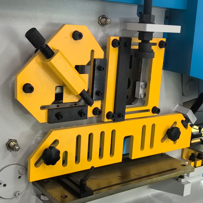 120T Combined Punching And Shearing Machine Ironworker Hydraulic Universal Steel work For Steel Structure