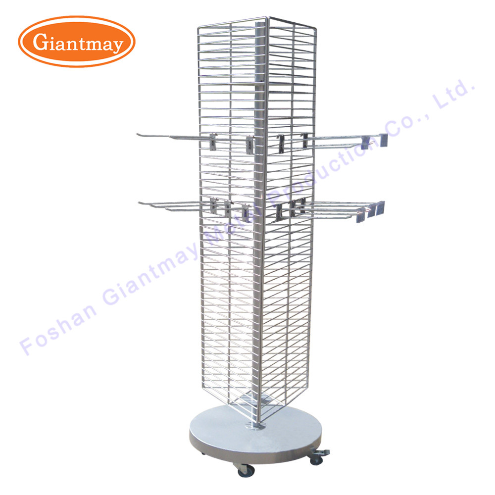 Hair Floor Stand Shop Rotating Turntable Display Stands