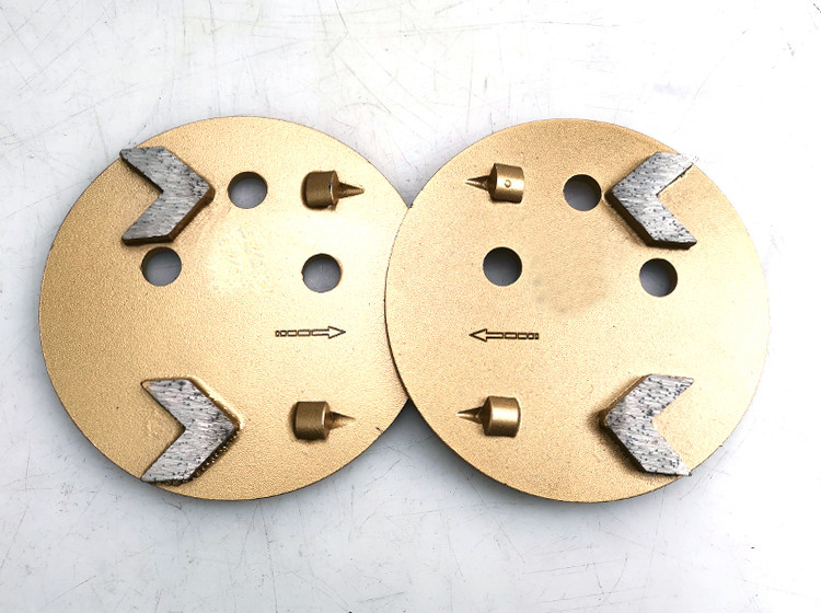 4 Inch PCD Removal Tooling Arrow Segment Concrete Polishing Tools