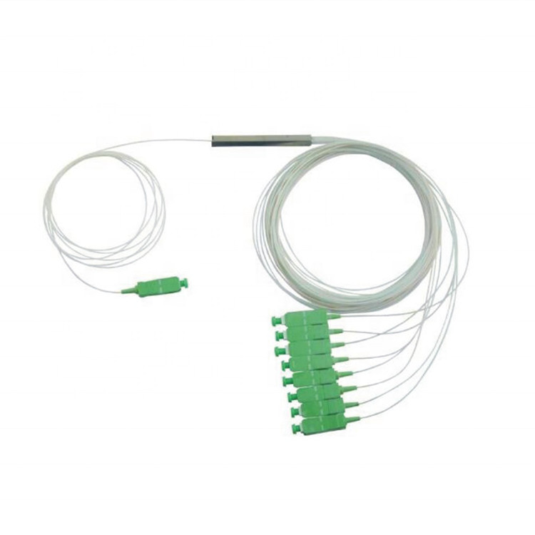1260nm-1650nm Single Mode Fiber Splitter 1x8 PLC Splitter For FTTX