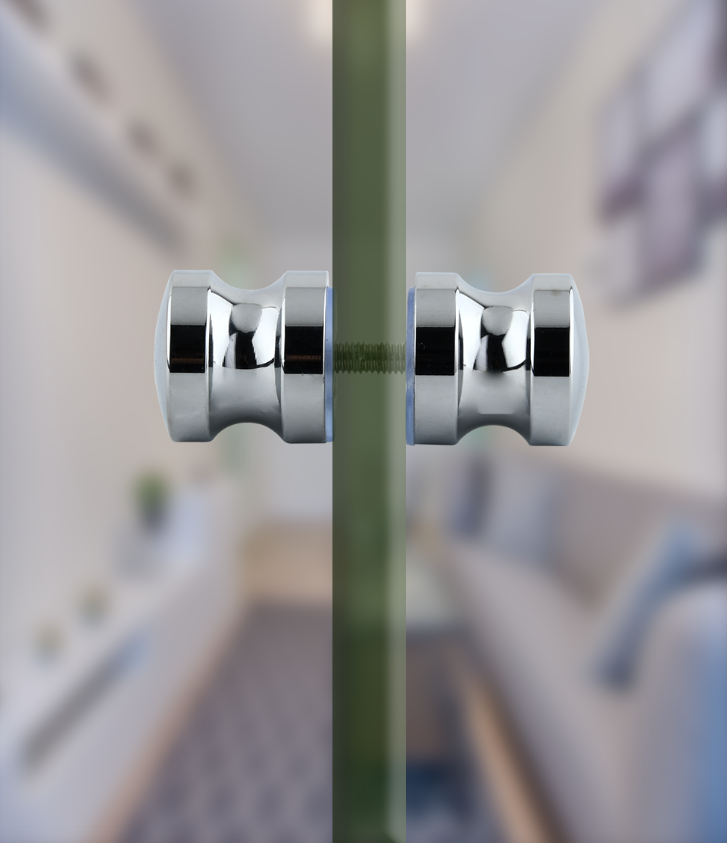 Superior Functionality Shower Glass Door Handle Knob with Modern Design Style